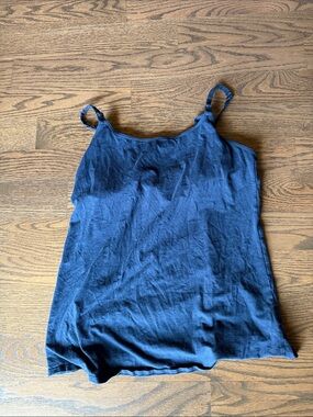 Secret Treasures Women’s Navy Blue Spaghetti Strap nursing Tank Top size 2X